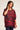 Saloos Women's Elegant Double Layer Top with Contrasting Cuffs