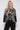 Saloos Women's Animal Print Contrast Hem Tunic Top