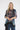 Saloos Women's Abstract Layered Asymmetric Hem Top
