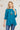 Saloos Women's Irregular Seam Detailing Top with Necklace