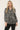 Saloos Women's Zebra Print V-Neck Long Sleeve Blouse