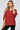 Saloos Women's Relaxed Fit Textured V-Neck Top