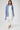 Saloos Women's Layered White Dress with Dip Back Shirt