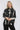Saloos Women's Monochrome Brushstroke Cowl Neck Top