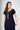 Saloos Top 12 / Navy Essential Extended-Shoulder Top with Necklace