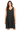 Saloos Women's Women’s Black Lace V-Neck Sleeveless A-Line Midi Dress