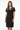 Saloos Women’s Sequin Swirl Cut-Out Shift Dress – Black & Silver Evening Cocktail Tunic Dress