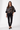 Saloos Women’s Animal Print 3/4 Sleeve Top – Black & Taupe