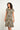 Saloos Knee Length Animal Print Dress with Frilled Hem