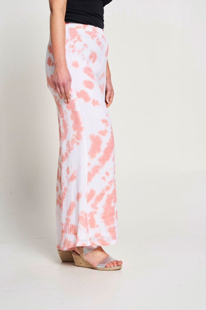 Saloos Double Layer Tie & Dye Trousers
