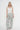 Saloos Women's Abstract Print Wide Leg Trousers – Sage Green & Grey
