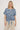 Saloos Women's Abstract Print Tie-Front Top – Lightweight Short Sleeve Summer Blouse