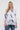 Saloos Women’s Double Layer Chiffon Top with Ruched Sleeves – Lightweight Printed Blouse