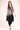 Saloos Women's Linen Look Crinkle Dress with Appliqué Leaf Detail – Relaxed Fit Longline Tunic Dress
