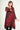 Saloos Women's Layered Chiffon Dress with Abstract Print & Asymmetric Hem – Floaty Longline Tunic Dress
