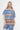 Saloos Women's Oversized Printed Crop Top – Relaxed Fit Short Sleeve Summer Tee