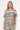 Saloos Women's Oversized Printed Crop Top – Relaxed Fit Short Sleeve Summer Tee