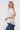 Saloos Women’s Dipped Back Short Sleeve Shirt with Side Slits