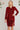 Saloos Sparkly Velvet Dress with Side Slit
