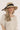 Saloos Women's Wide Brim Straw Hat with Black Ribbon