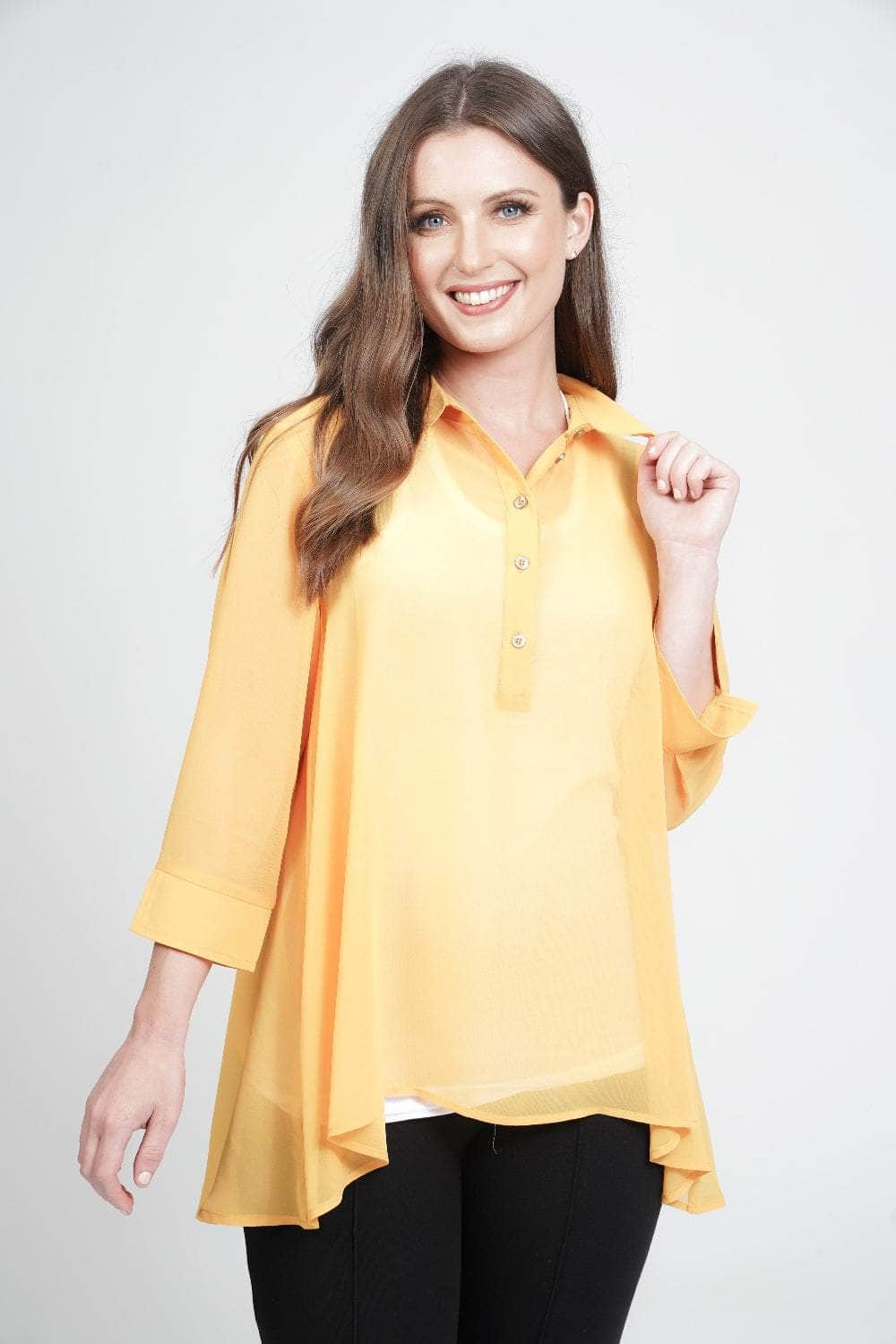 1R Top Loose Fit Flared Shirt Top