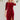2P Dress Maroon / UK: 12 - EU: 38 - US: S Velvet Midi Shift-Dress