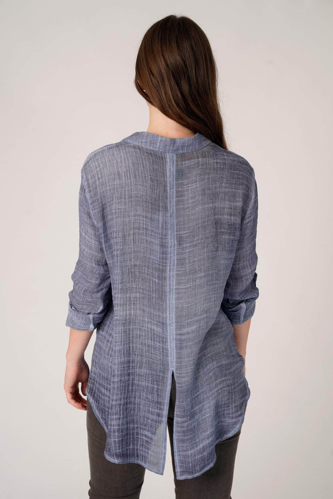 Saloos Shirt Chelsea Elliptical Linen-Look Shirt