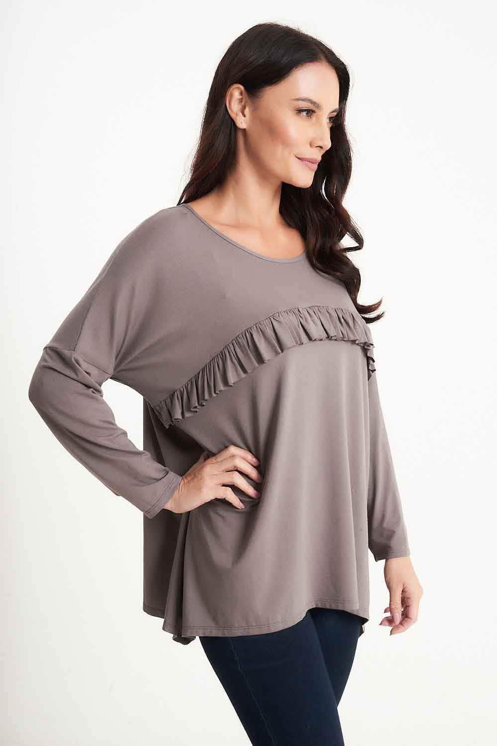 Saloos Top A-Line Short Baby-Doll Top