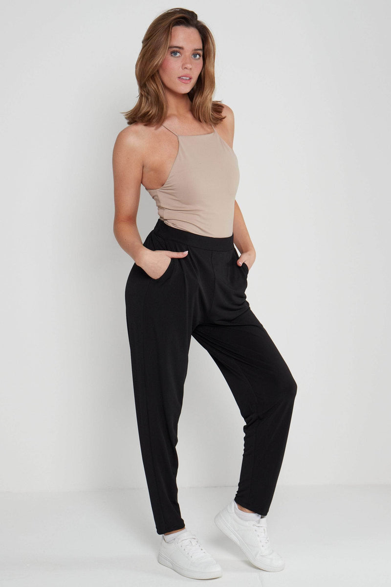 Saloos Trousers Essential Tapered Trousers with Pockets